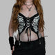 Tanktop Damen Schwarz Rock