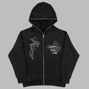 Gothic Hooded Jacket Black