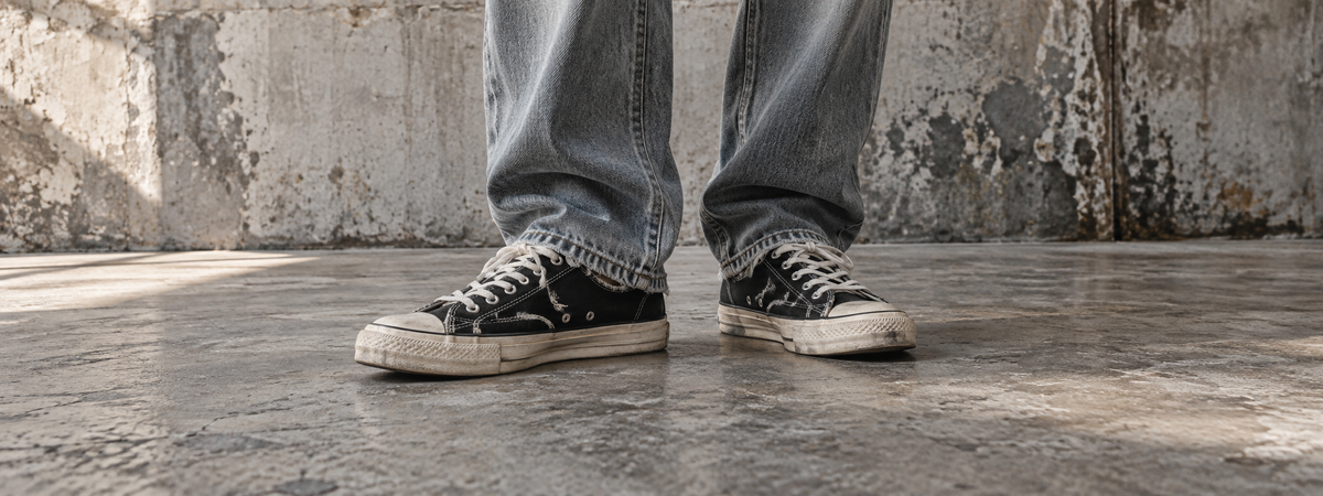 Bannière de la collection Baskets Grunge