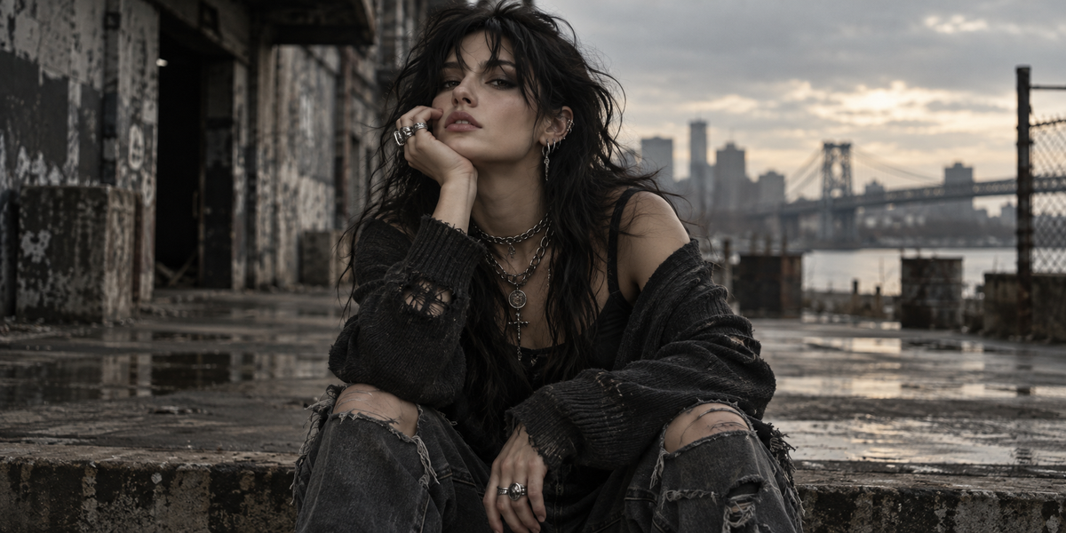Bannière de la collection Bijoux Grunge