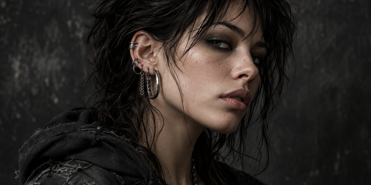 Bannière de la collection Boucles d'Oreilles Grunge