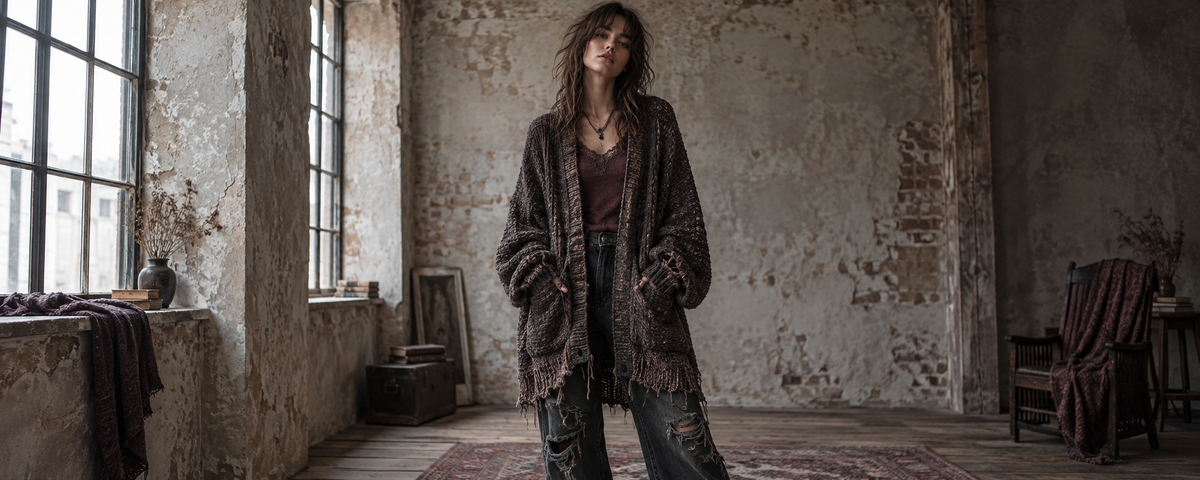 Bannière de la collection Cardigan Grunge