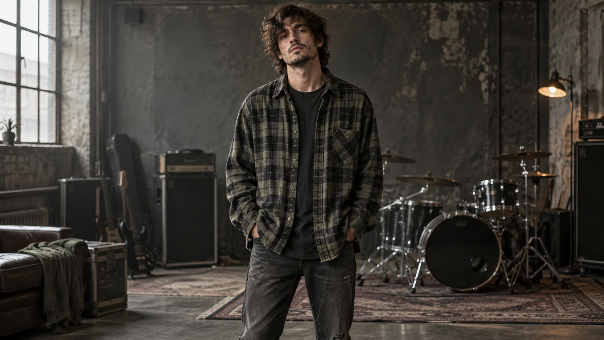 Bannière de la collection Chemise Grunge Homme
