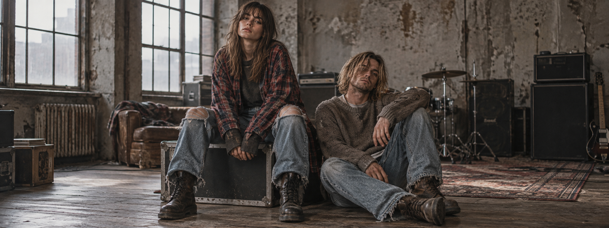 Bannière de la collection Grunge Années 90