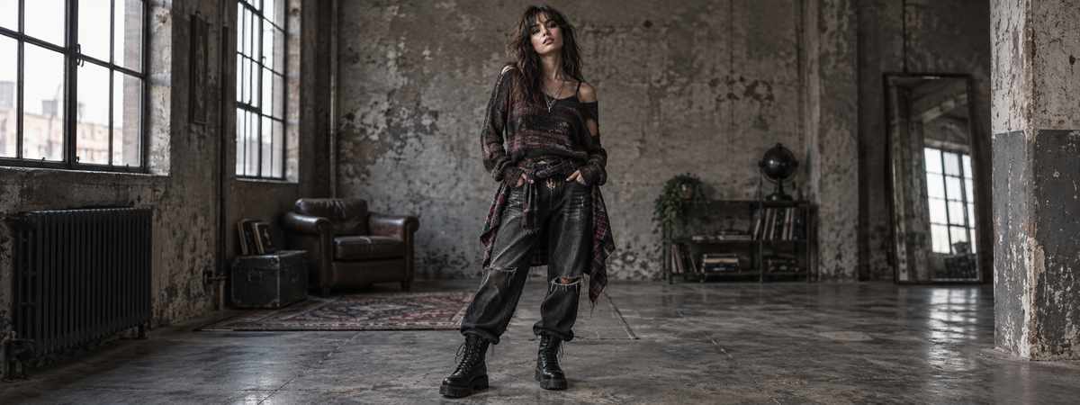 Bannière de la collection Grunge Femme