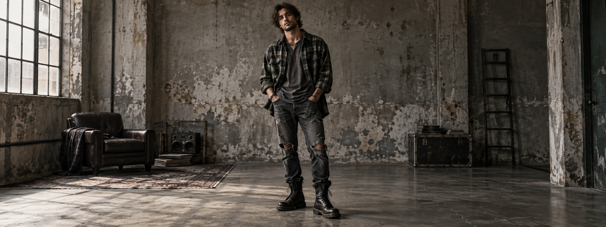 Bannière de la collection Grunge Homme