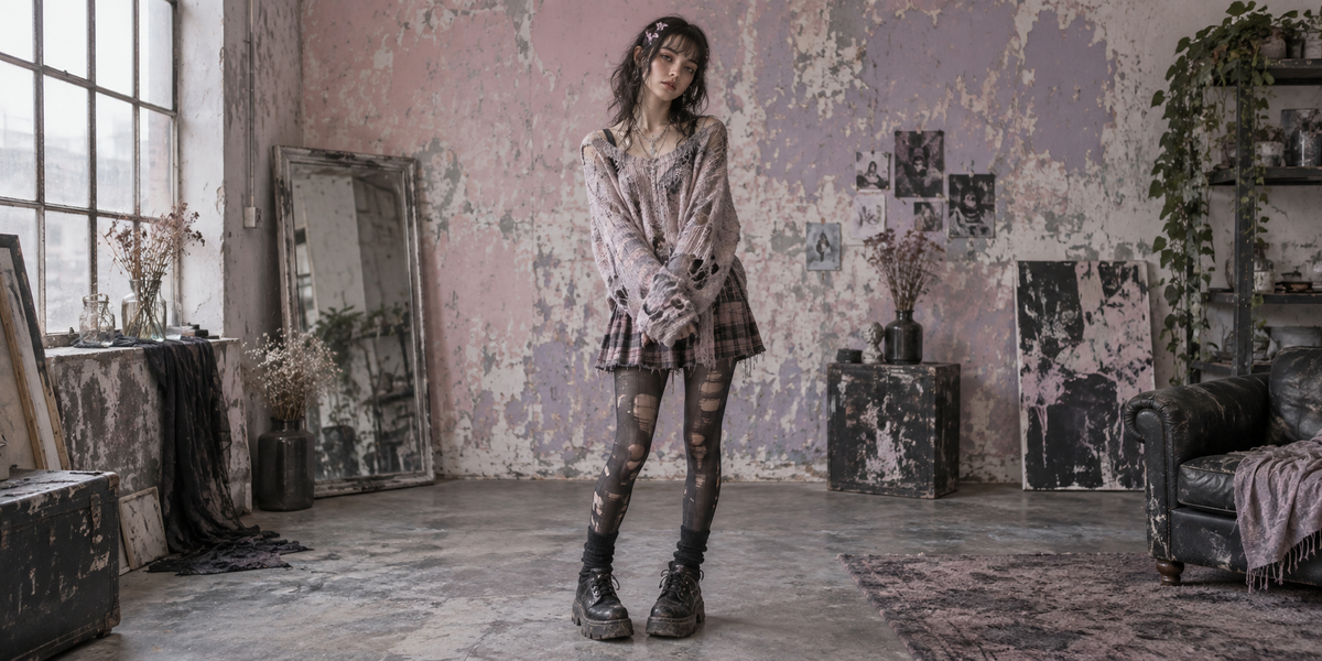 Bannière de la collection Kawaii Grunge