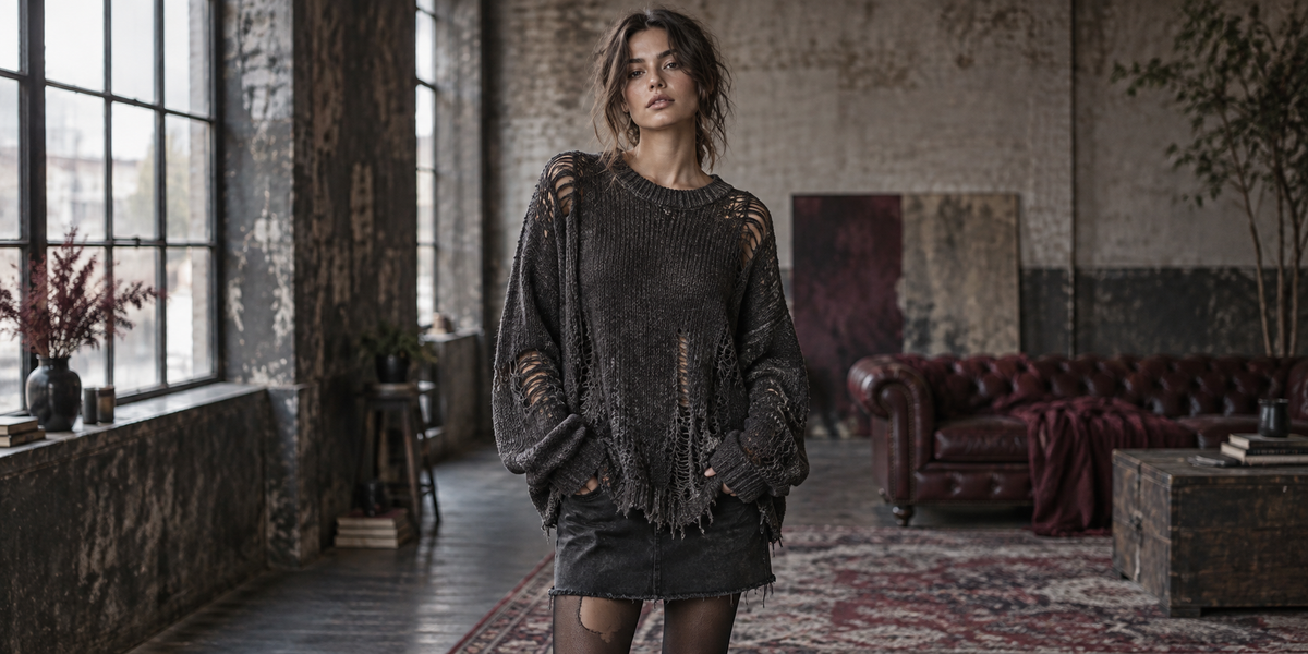 Bannière de la collection Pull Grunge Femme