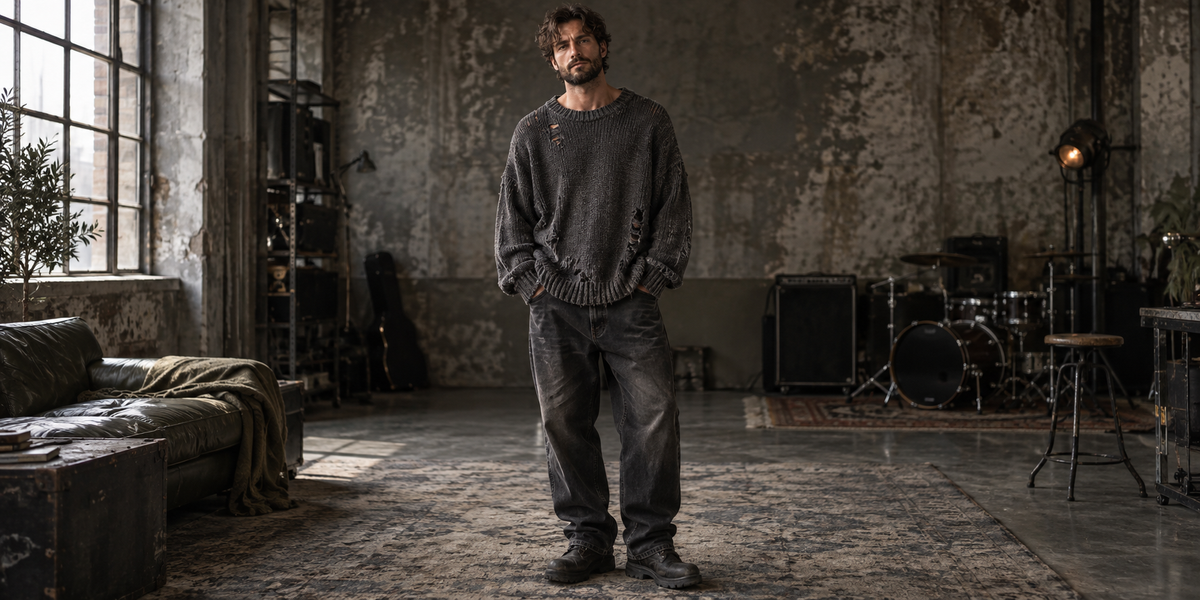 Bannière de la collection Pull Grunge Homme