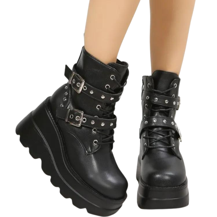 Bottines Punk Femme