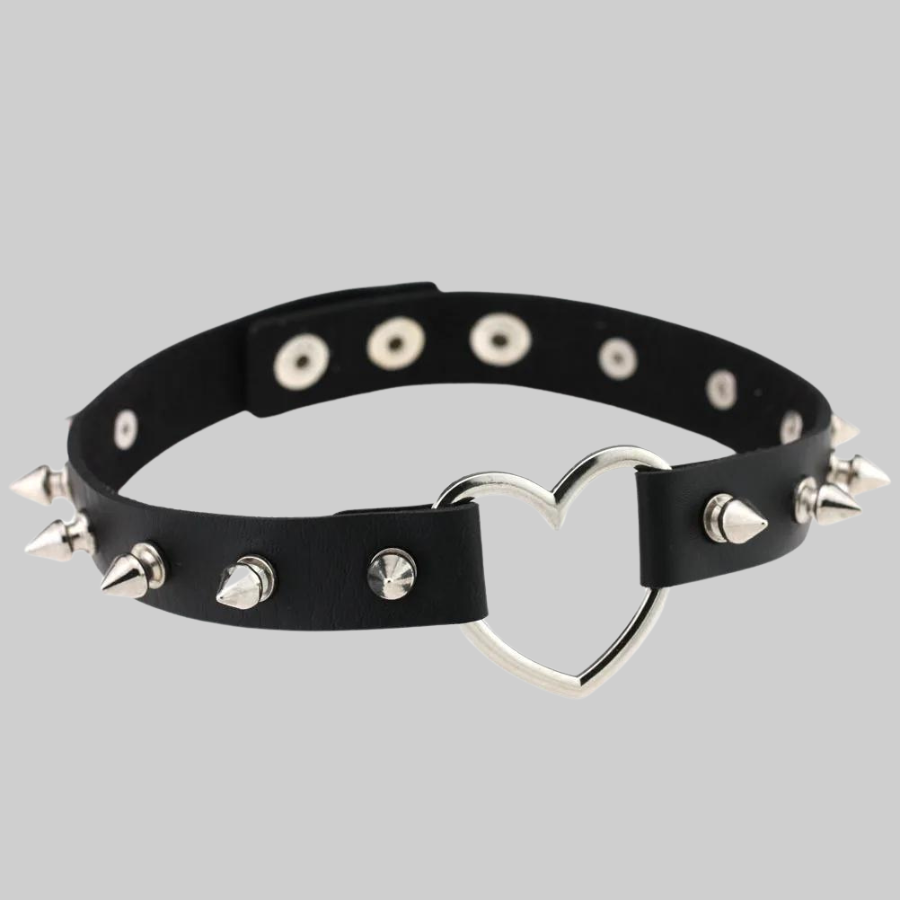 Collier Coeur Gothique