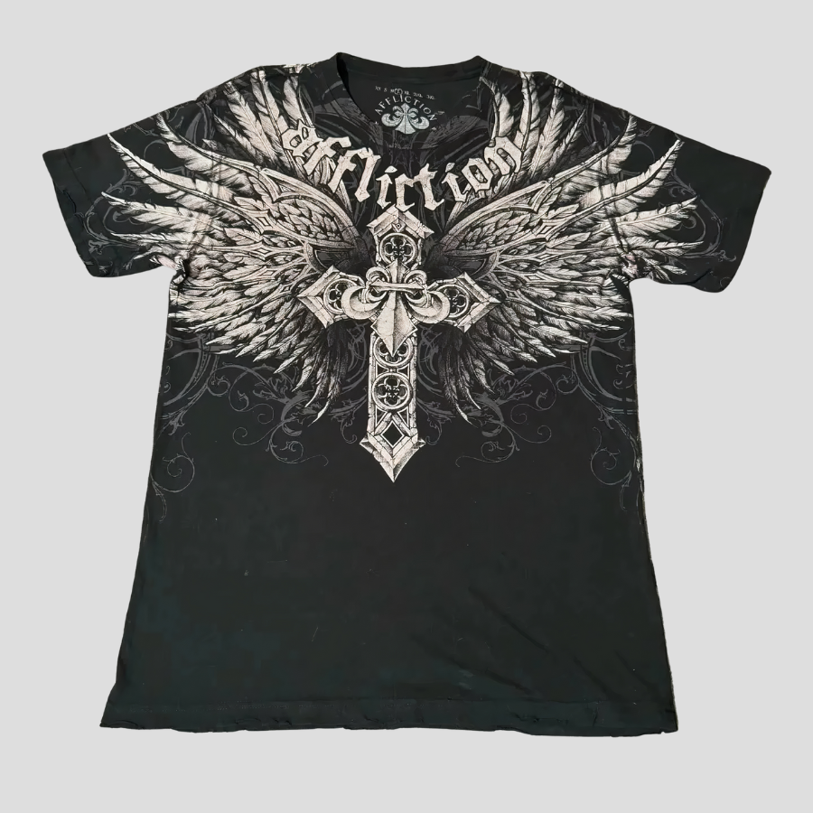 T-Shirt Gothique Croix