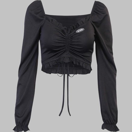 T-Shirt Noir Rock Femme