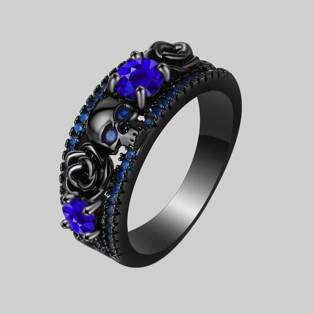 Bague Bleu Metal