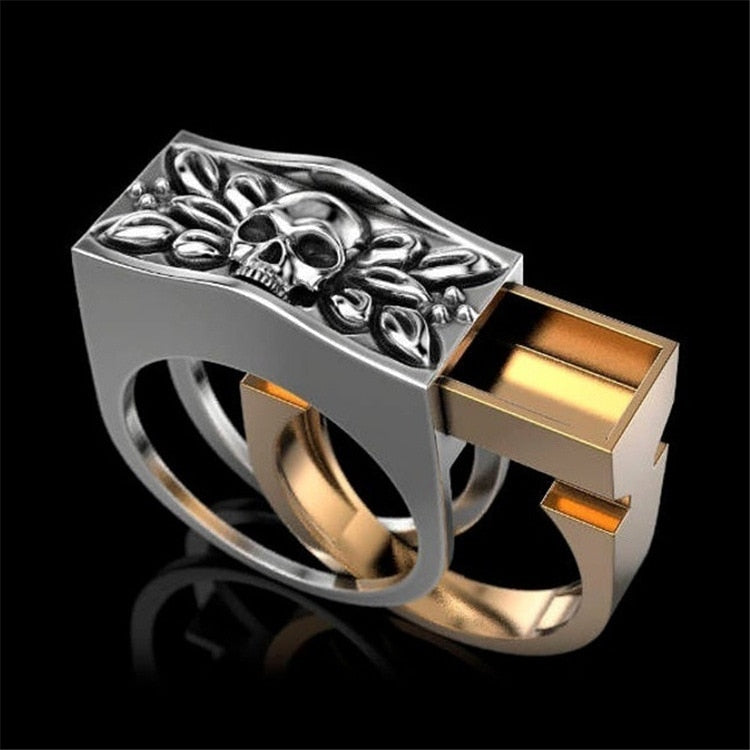 Bague Argenté Rock
