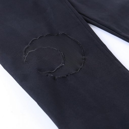 Pantalon Noir Grunge