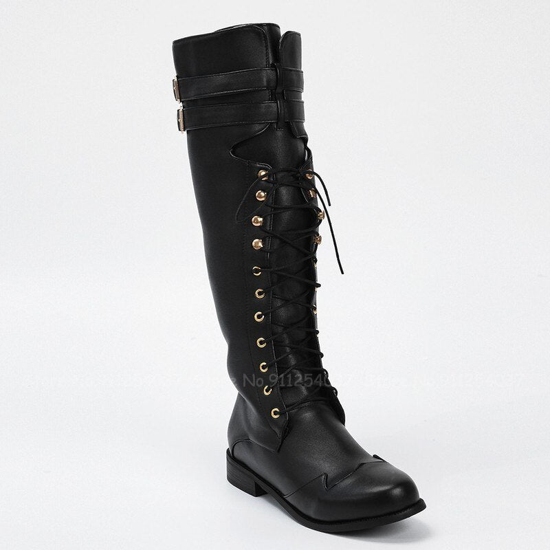 Bottines Cuir Gothique