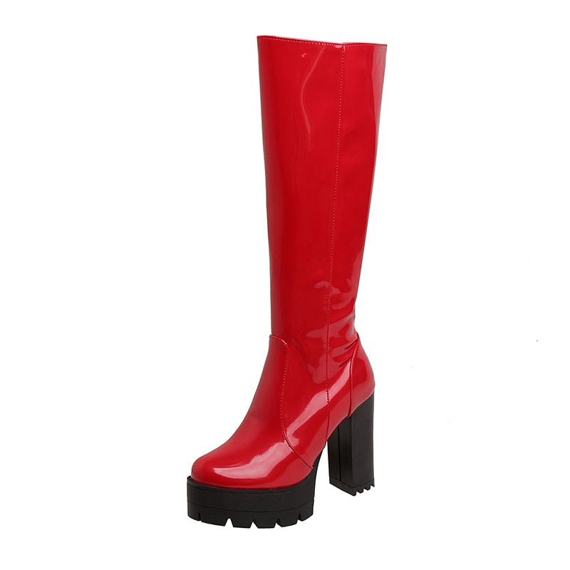 Bottine Style Gothique Rock Pour Femme