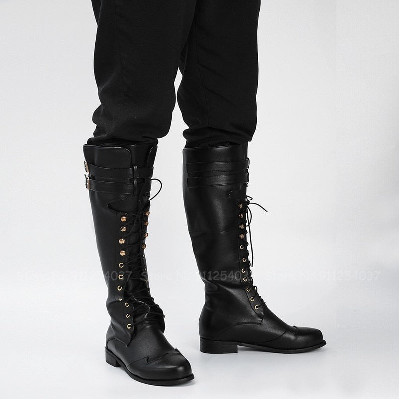 Bottines Cuir Gothique