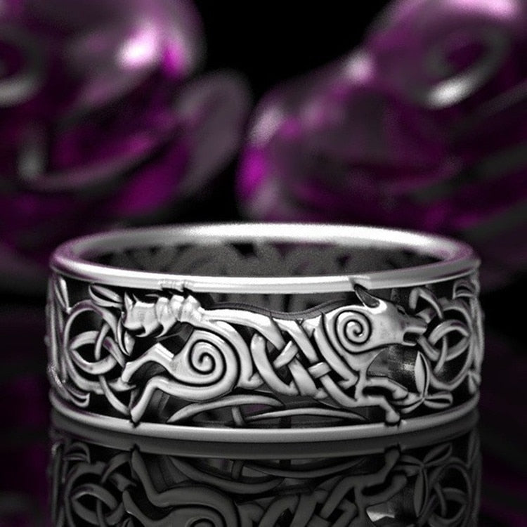 Bague Argenté Rock