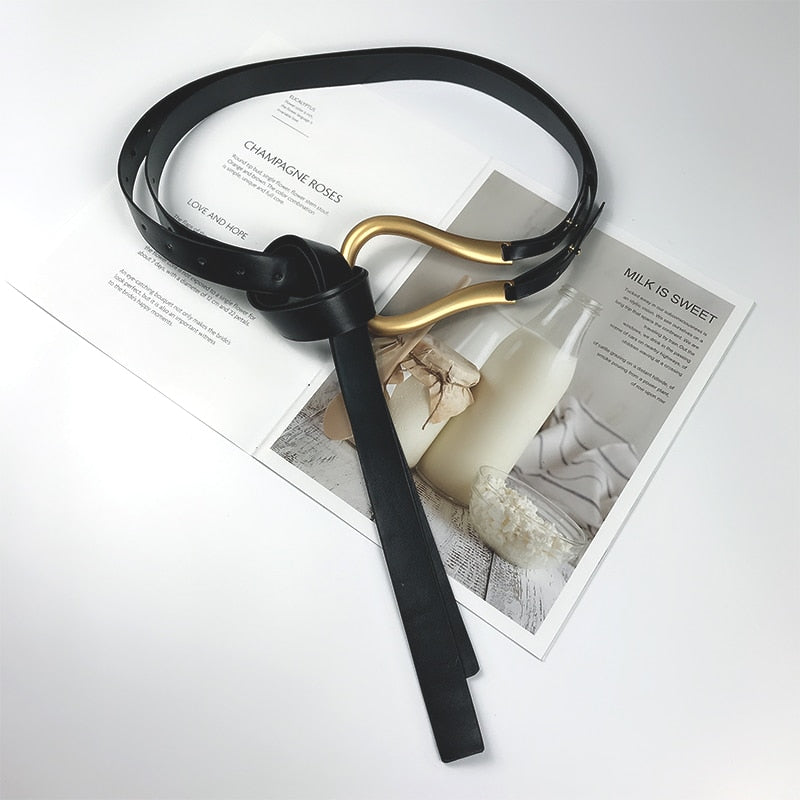 Ceinture Cuir Dorée
