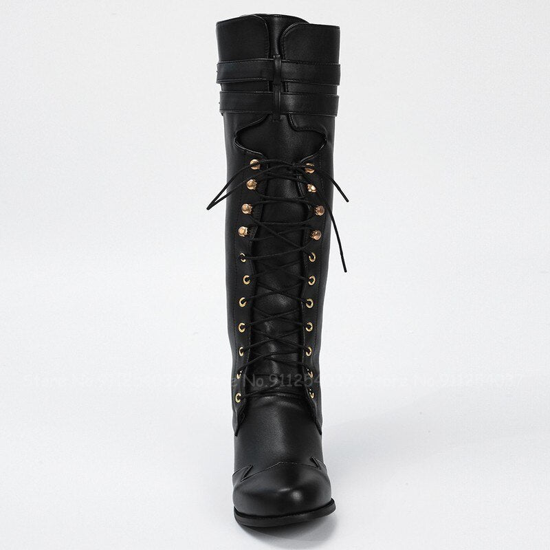 Bottines Cuir Gothique