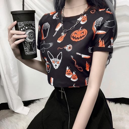 T-Shirt Gothique Femme