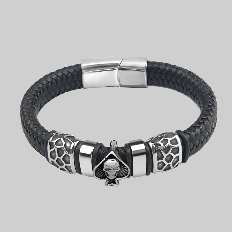 Bracelet Gothique Cuir