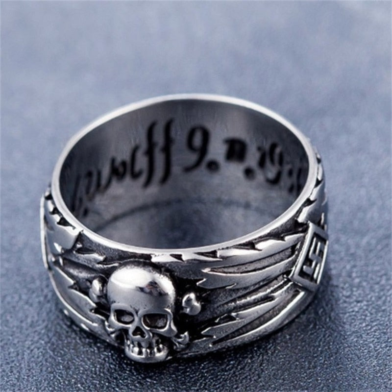 Bague Gothique Homme Argent