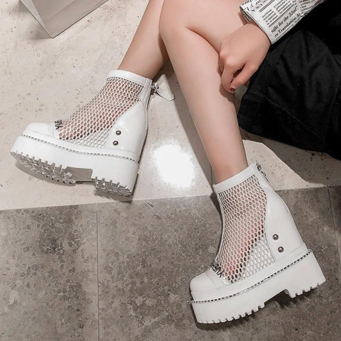 Bottes Grunge Femme