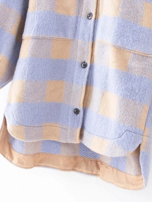 Manteau Tartan Grunge