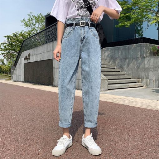 Jean Taille Haute Grunge