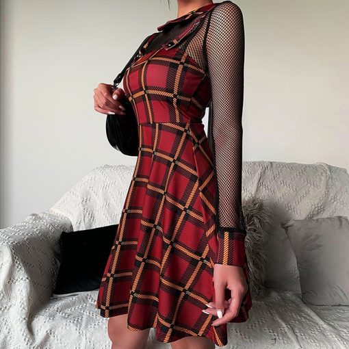 Robe Carreaux Grunge