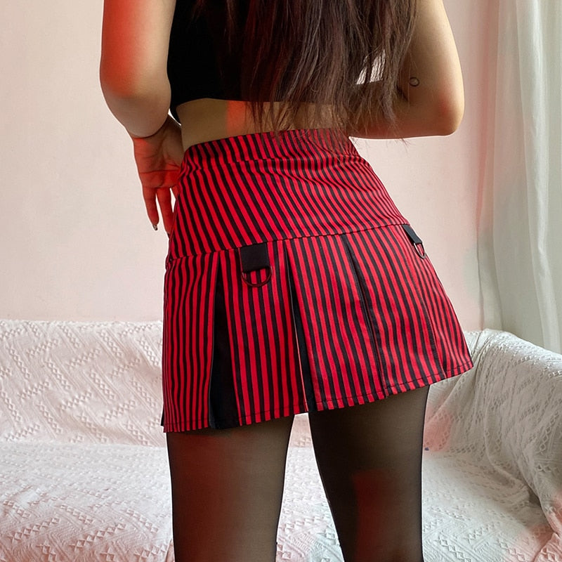 Jupe Emo Rouge