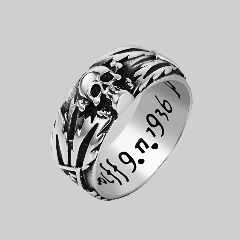 Bague Gothique Homme Argent