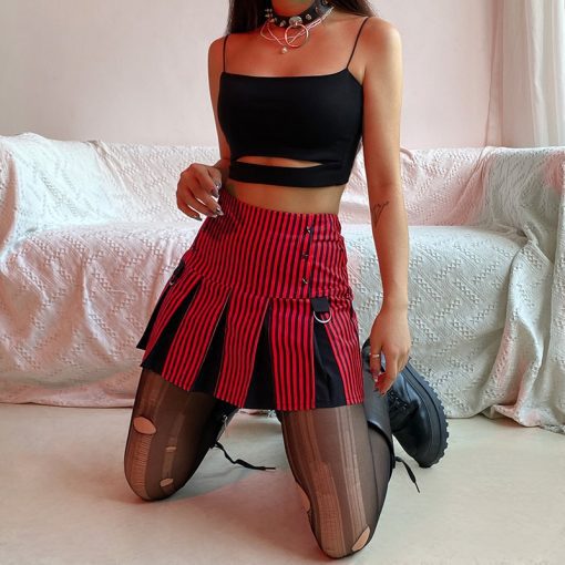 Jupe Emo Rouge