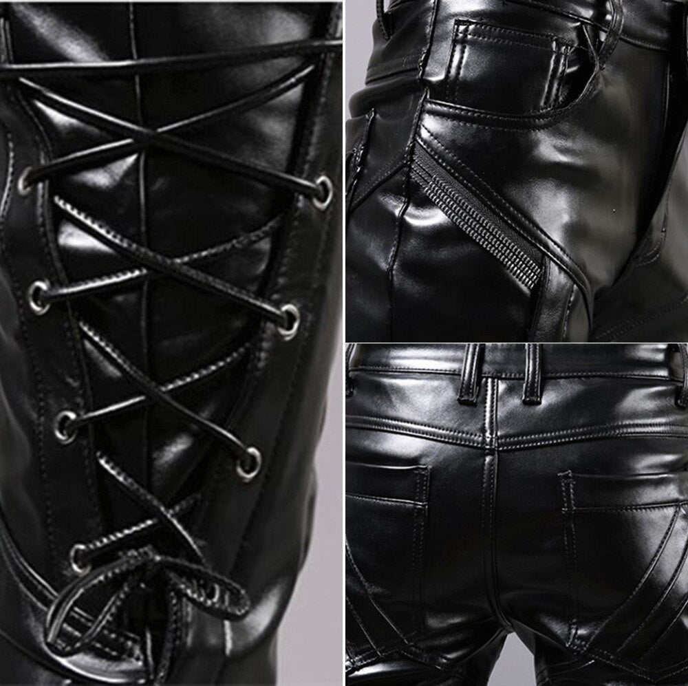 Pantalon Cuir Homme Rock