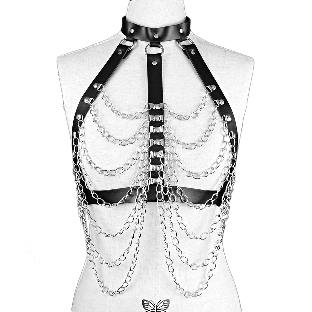 Ceinture Femme Noire Rock