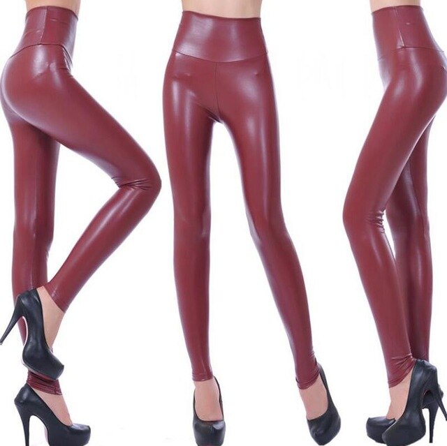 Pantalon Cuir Femme Punk