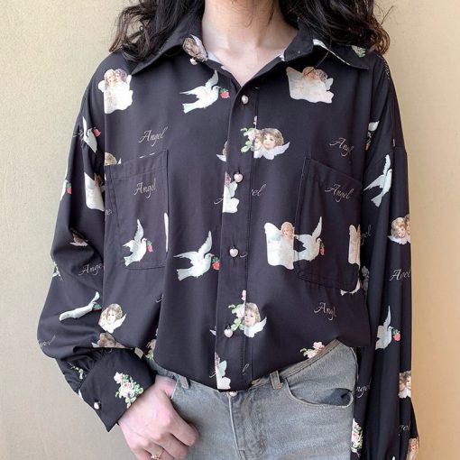 Chemise Blanche Grunge