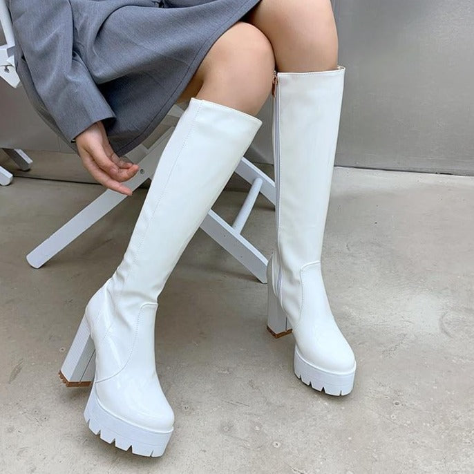 Bottine Style Gothique Rock Pour Femme