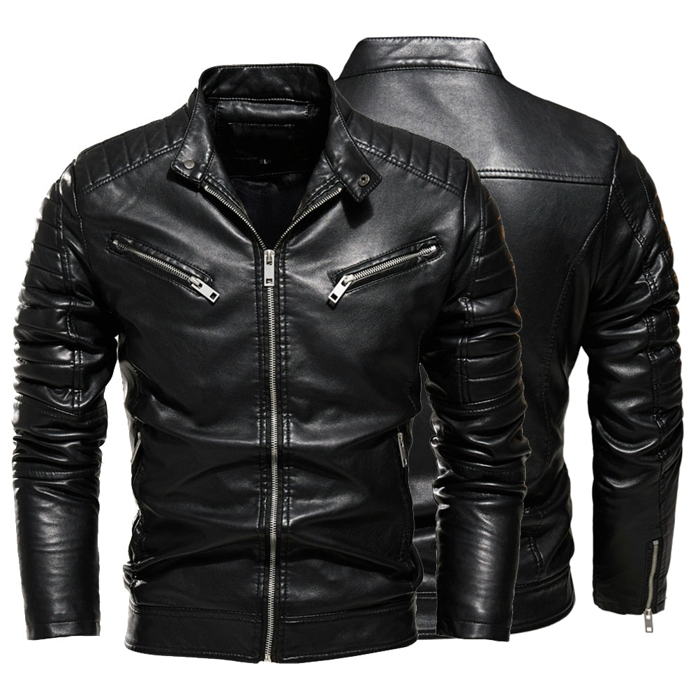 Veste Cuir Homme Rock Metal