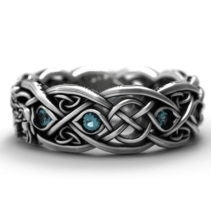 Bague Argenté Rock