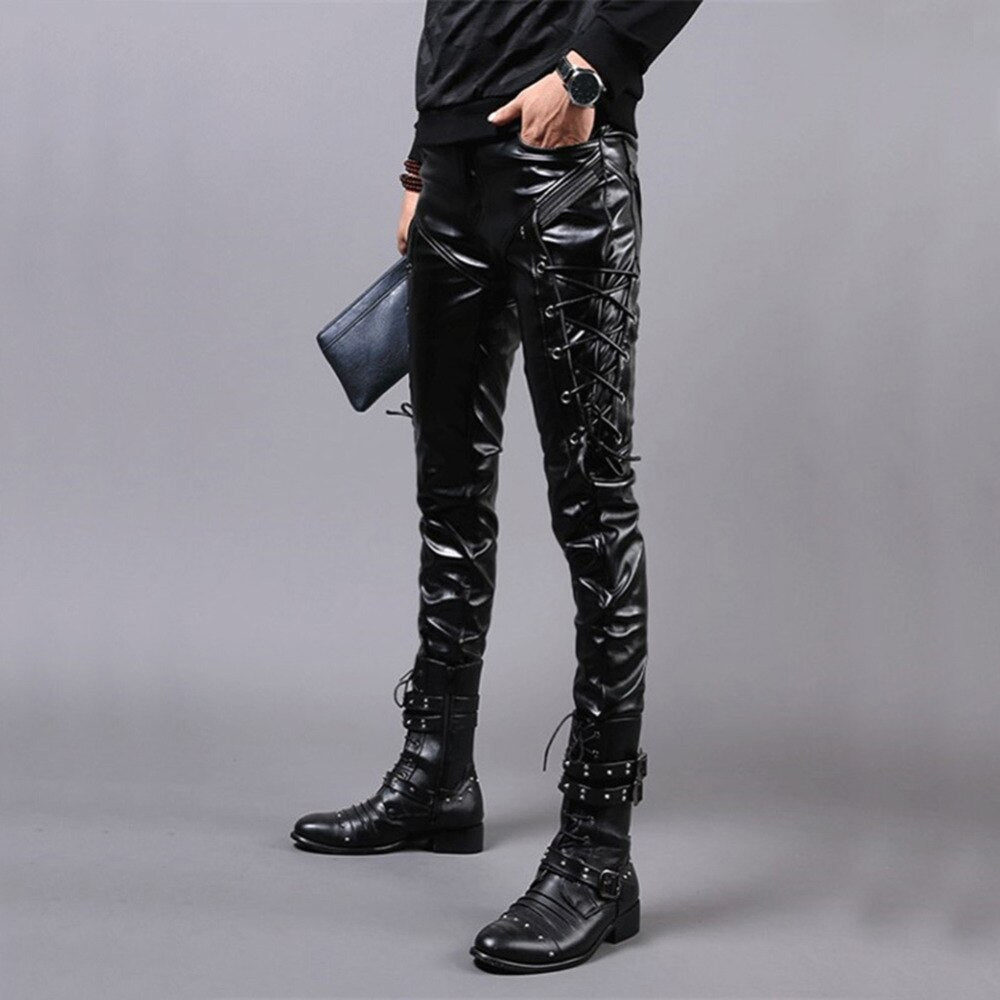 Pantalon Cuir Homme Rock