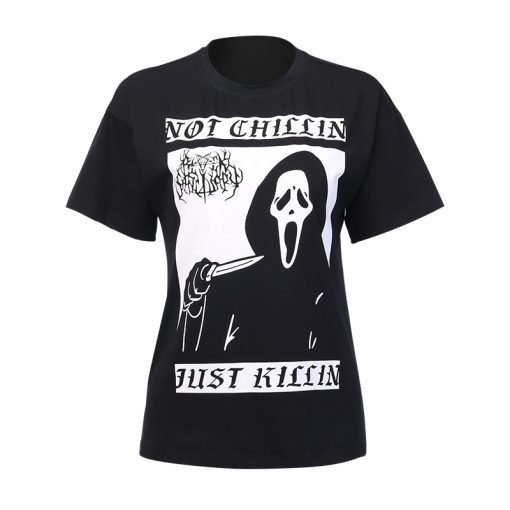 T-Shirt Noir Gothique