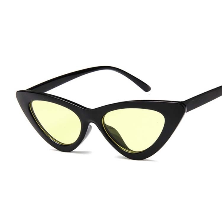 lunettes-de-soleil-noires-et-bleues-rock - Jaune