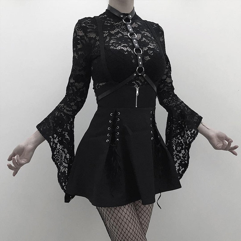 Top Dentelle Punk