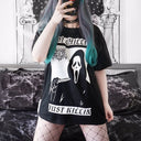T-Shirt Noir Gothique