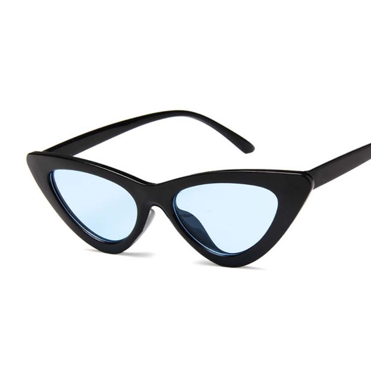 lunettes-de-soleil-noires-et-bleues-rock - Bleu