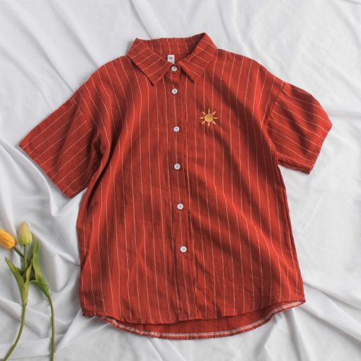 Chemise Grunge Rouge